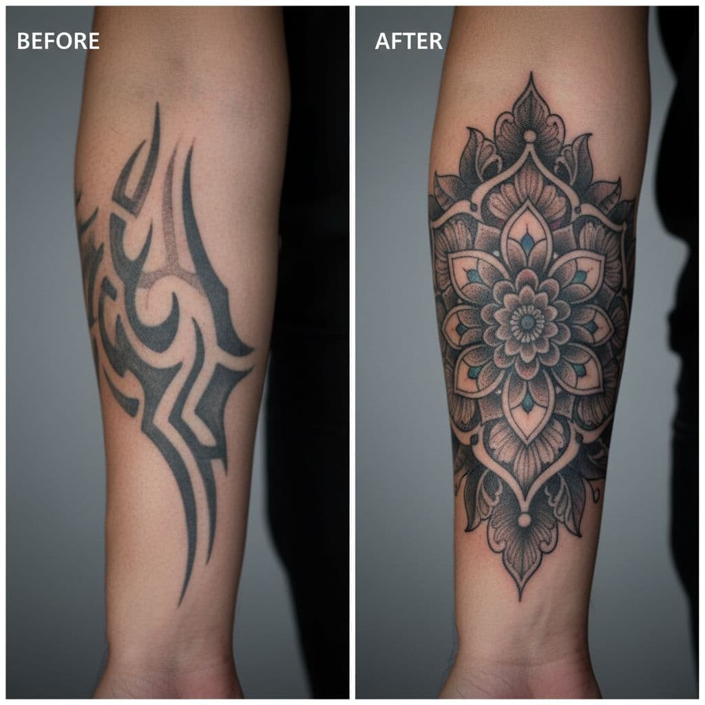 Cover Up Designs - AI tattoo design example