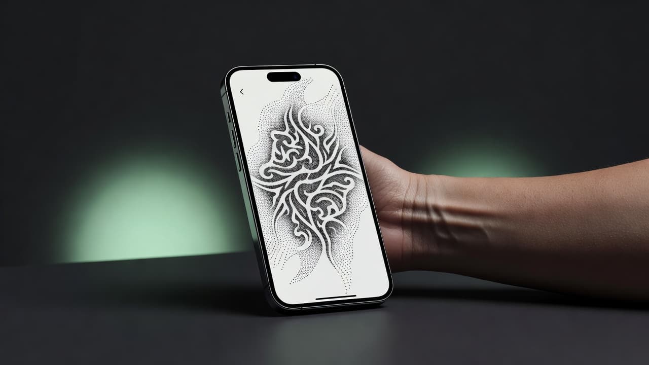 Dotwork AI Tattoo Generator: Design Stippled Shading Art
