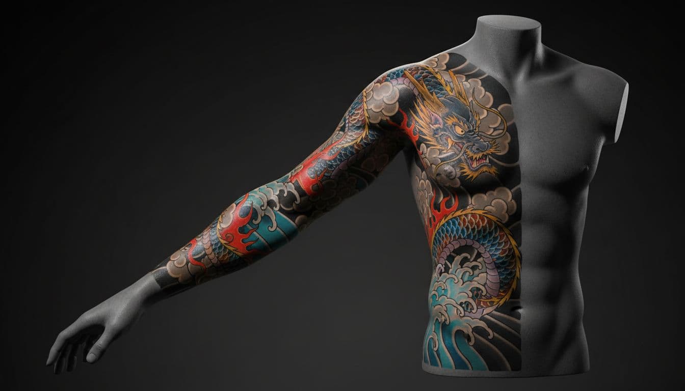 AI Tattoo Sleeve Generator: Design Full and Half Sleeves