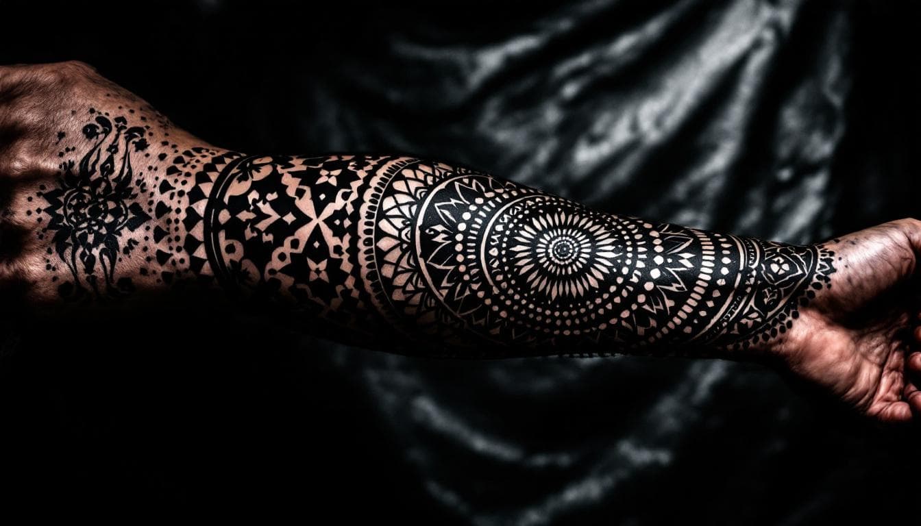 Blackwork Tattoo Designs: Bold Black Ink Ideas, Styles & AI Examples