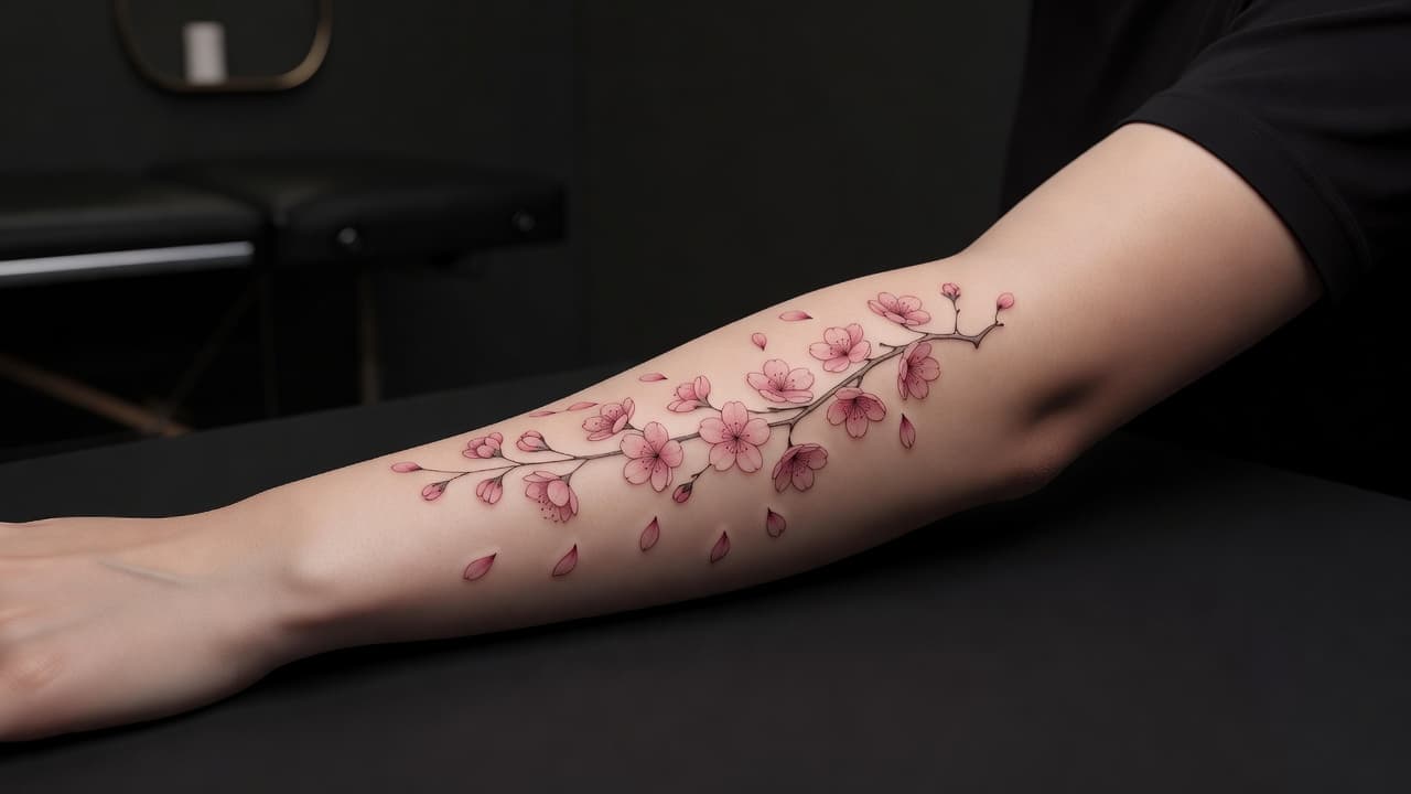 Cherry Blossom Tattoo Meaning: Symbolism, Colors & Placement