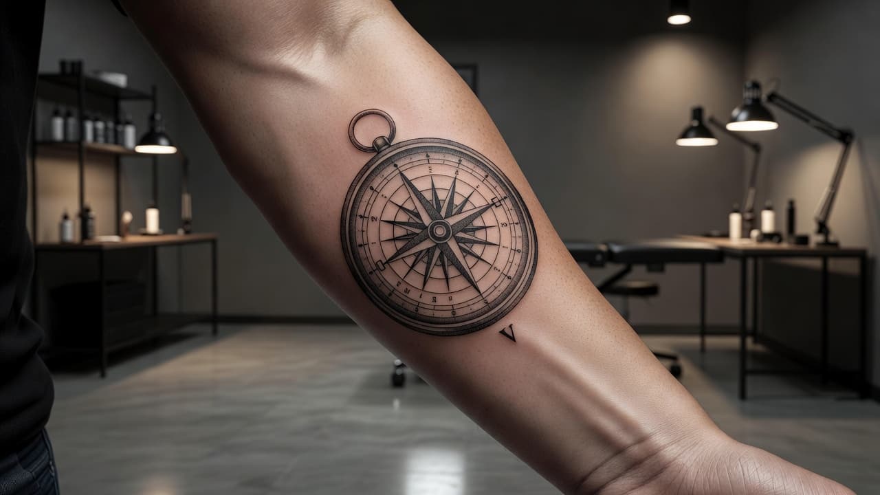 Compass Tattoo Meaning: Symbolism, Designs, Styles & Placement Guide