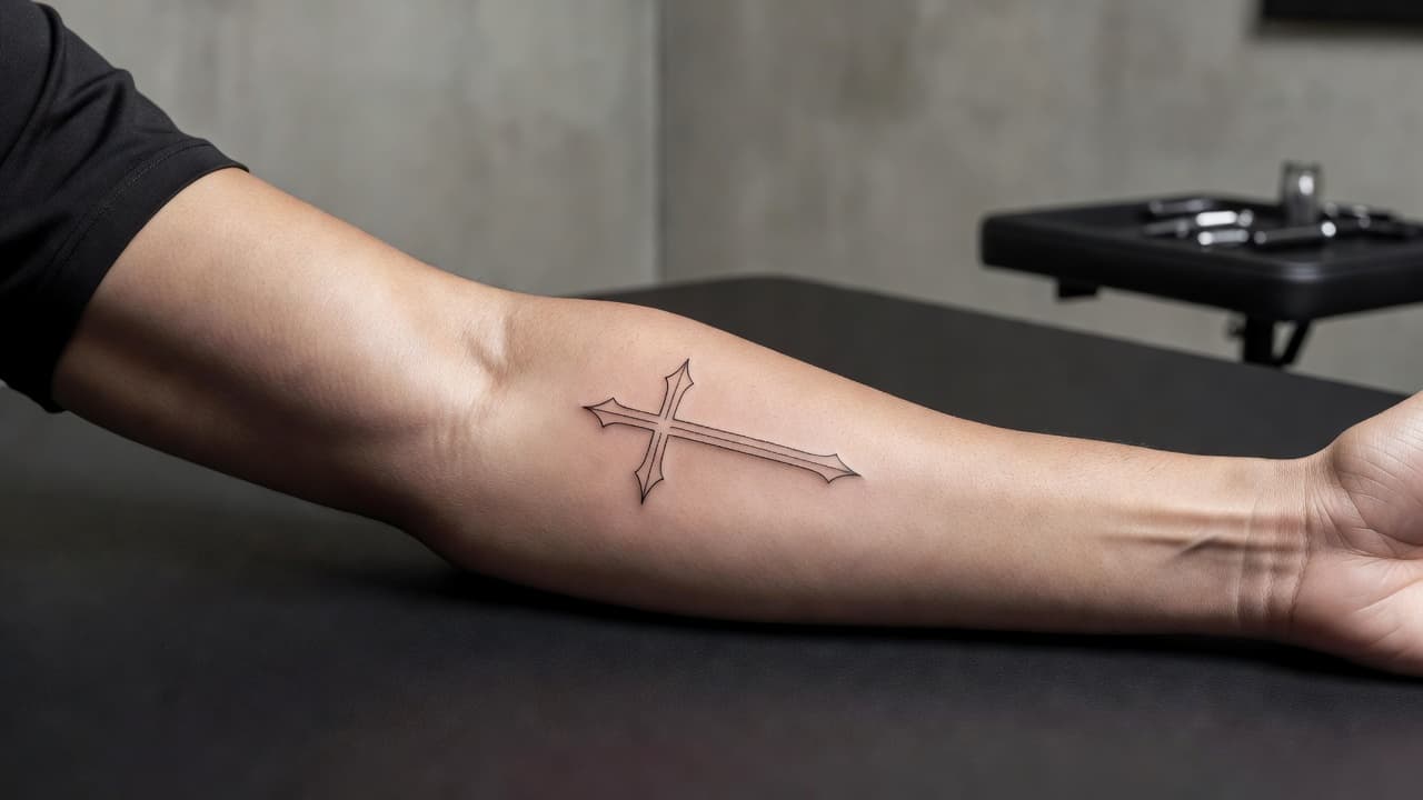 Kreuz-Tattoo Bedeutung: Symbolik, Glaube & Design-Ideen