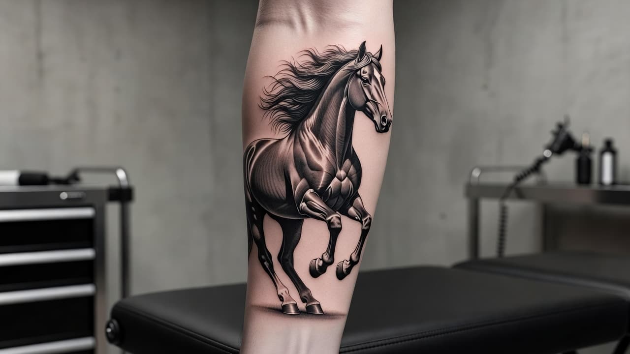 Significado del tatuaje de caballo: libertad, fuerza, lealtad y gracia