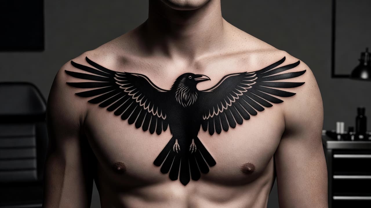 Raven Tattoo Meaning: Symbolism, Mythology & Design Ideas
