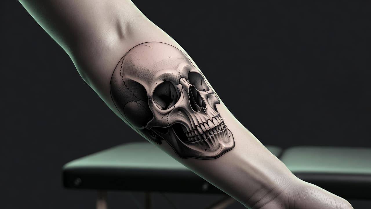 Totenkopf-Tattoo Bedeutung: Symbolik, Stile, Platzierung und Design-Ideen