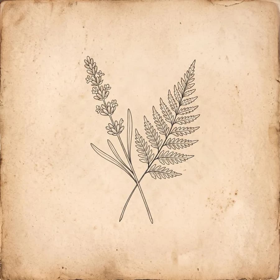 Fine Line tattoo style example - AI generated
