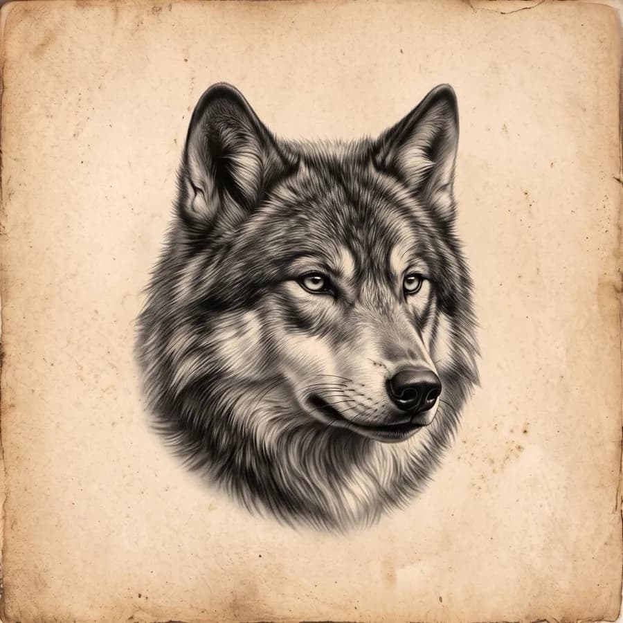 Realism tattoo style example - AI generated