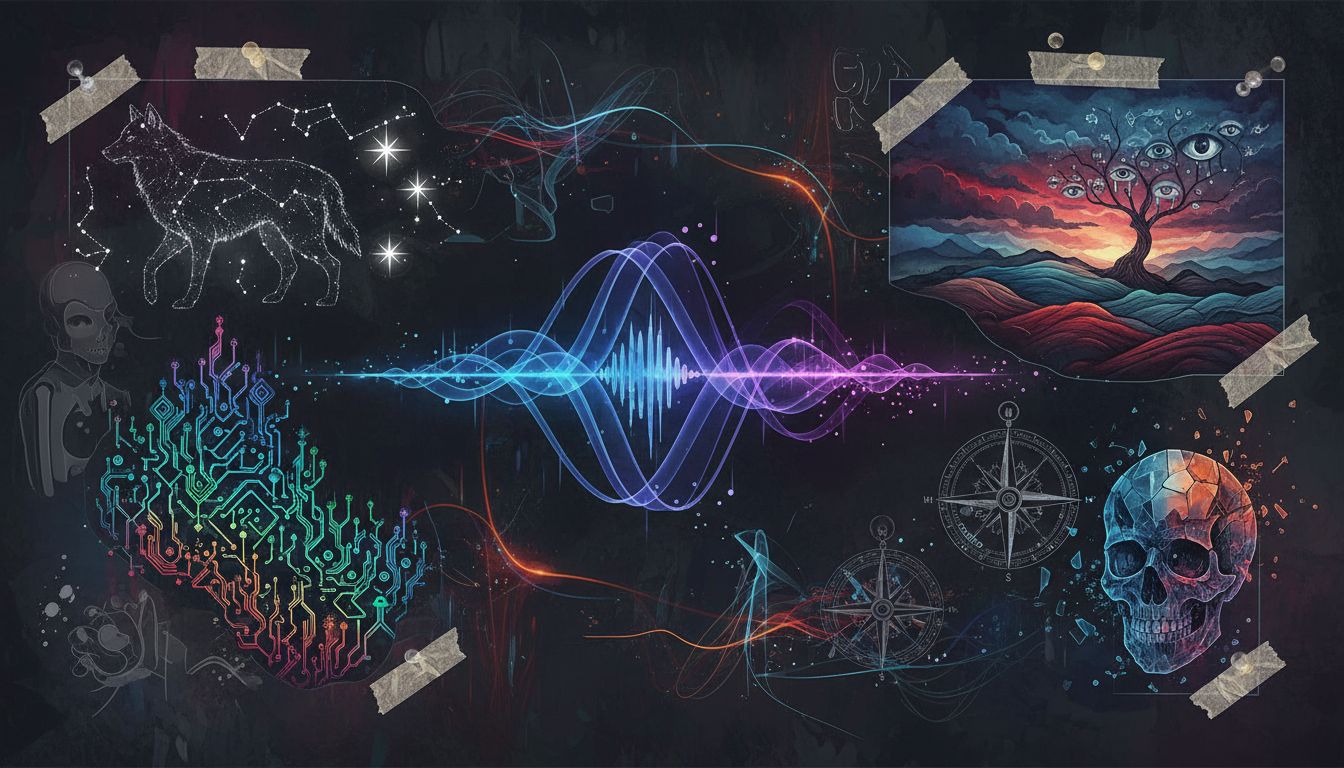 Creative and unique AI-generated tattoo inspiration mood board