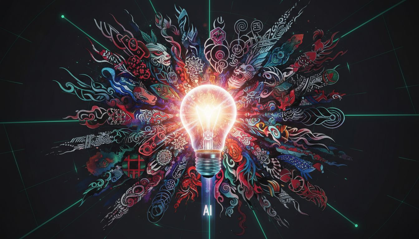 AI-generated tattoo ideas showing creative and unique designs